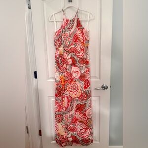 LOFT - Floral Halter Maxi Dress - NWT